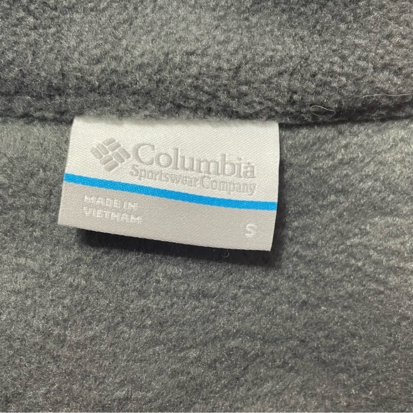 Columbia Benton Springs Half Snap Fleece Pull Over Gray Pink Women's Sweater S - Picture 6 of 7